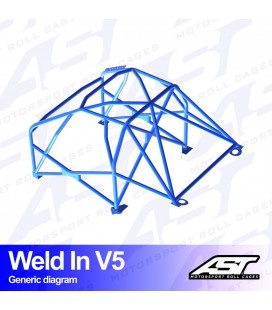 Roll Cage BMW (E92) 3-Series 2-doors Coupe RWD WELD IN V5