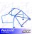 Roll Cage CITROËN C2 (Phase 1/2 ) 3-doors Hatchback WELD IN V1