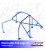 Roll Cage FORD Fiesta (Mk3) (GFJ) 3-doors Hatchback REMOVABLE FULL CAGE V2