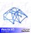 Roll Cage MAZDA RX-8 (SE3P) 4-doors Coupe WELD IN V5