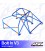 Roll Cage RENAULT Clio (Phase 3) 3-doors Hatchback BOLT IN V3