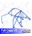 Roll Cage Renault Megane (Phase 2) 3-doors Hatchback FULL CAGE V3