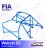 Roll Cage TOYOTA Supra (Mk3) 3-doors Coupe WELD IN V2