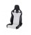 Recaro Racing Seat Cross Sportster CS SAB with heating Artificial leather black / Dinamica silver