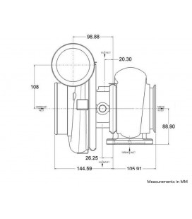 Garrett GTX4202R Turbocharger Super Core