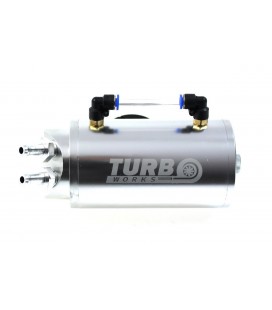 Oil catch tank 0.7L 20mm TurboWorks Silver