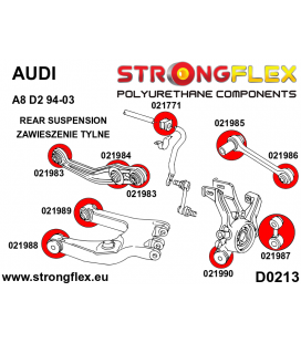 026244B: Full suspension polyurethane bush kit