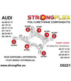 021996A: Rear differential - front bush SPORT