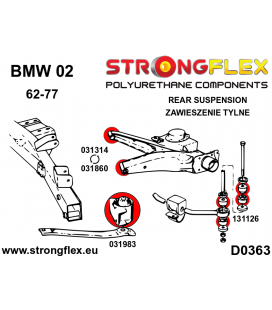 031983A: Rear beam bush SPORT