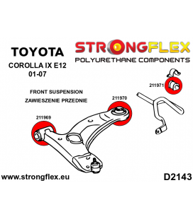 211970A: Front control arm – rear bush SPORT