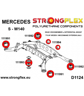 111992A: Rear crossmember – rear bush SPORT