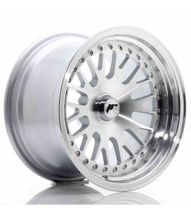 JR Wheels JR10 15x9 ET0-20 Blank Silver Machined Face