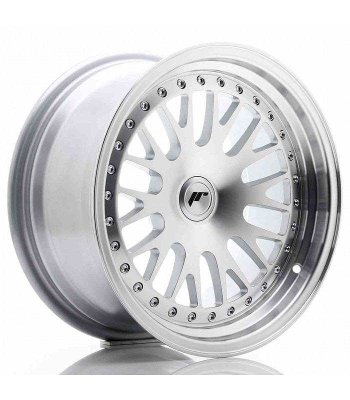 JR Wheels JR10 16x8 ET20 Blank Silver Machined Face