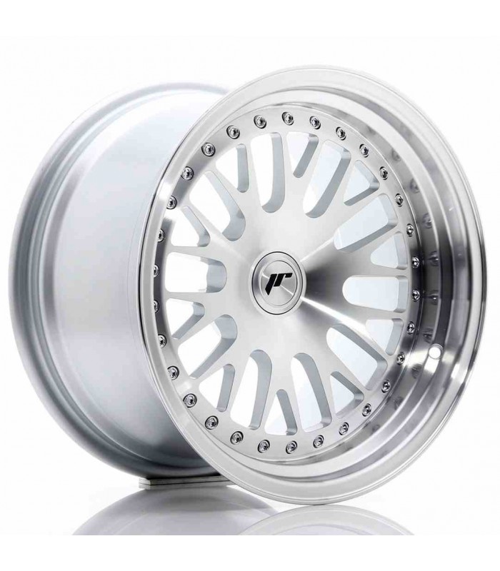 JR Wheels JR10 16x9 ET10-20 Blank Silver Machined Face