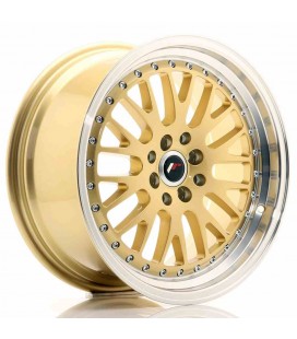 JR Wheels JR10 17x8 ET35 4x100/114 Gold w/Machined Lip