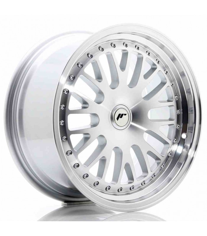 JR Wheels JR10 17x8 ET35 Blank Silver Machined Face