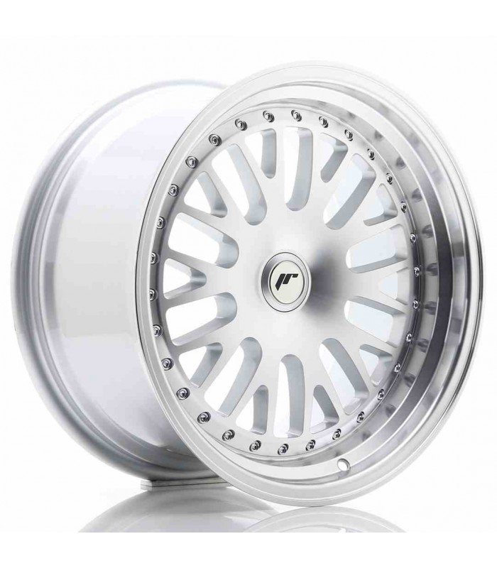 JR Wheels JR10 17x9 ET25-30 Blank Silver Machined Face