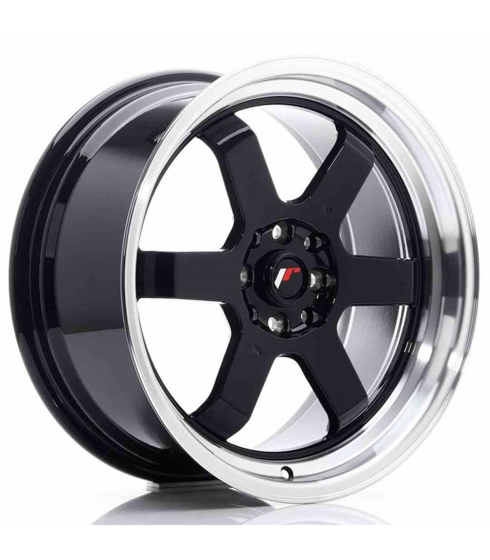 JR Wheels JR12 17x8 ET33 5x100/114 Gloss Black