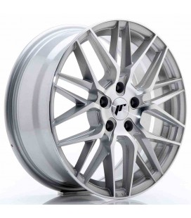 JR Wheels JR28 17x7 ET35 5x100 Silver Machined Face