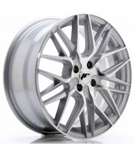 JR Wheels JR28 17x7 ET40 4x100 Silver Machined