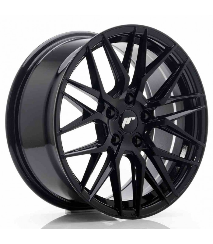 JR Wheels JR28 17x8 ET40 5x112 Glossy Black
