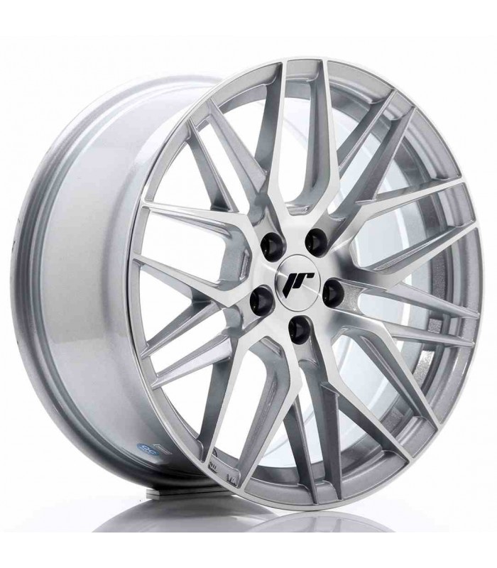 JR Wheels JR28 17x8 ET40 5x114,3 Silver Machined Face