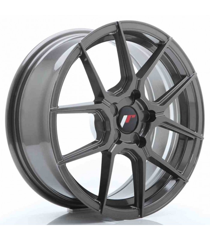 JR Wheels JR30 17x7 ET20-40 5H BLANK Hyper Gray