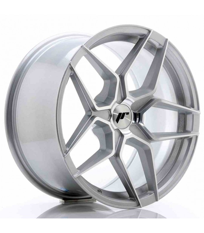 JR Wheels JR34 18x9 ET20-42 5H BLANK Silver Machined Face