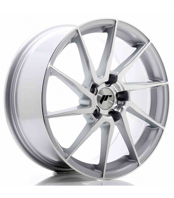 JR Wheels JR36 18x8 ET35 5x120 Silver Brushed Face