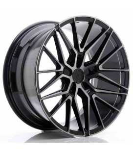 JR Wheels JR38 20x10 ET20-45 5H BLANK Black Brushed w/Tinted Face