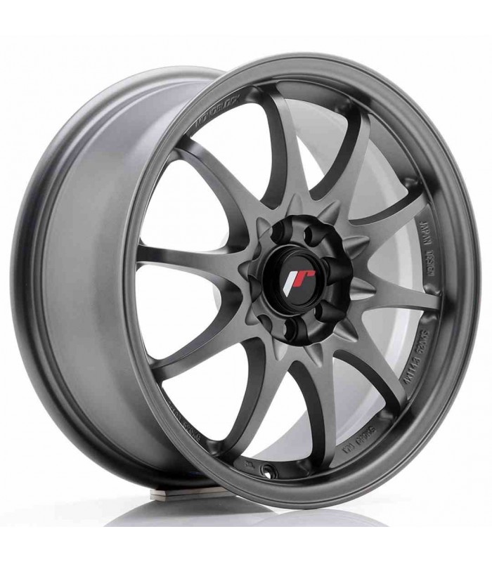 JR Wheels JR5 16x7 ET30 4x100/108 Matt Gun Metal
