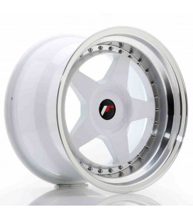 JR Wheels JR6 17x10 ET20 BLANK White w/Machined Lip