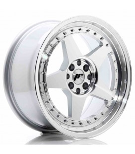 JR Wheels JR6 17x8 ET35 4x100/114 Silver Machined Face
