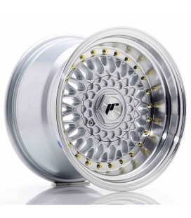 JR Wheels JR9 15x9 ET10 4x100/108 Silver w/Machined Lip