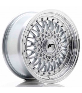 JR Wheels JR9 16x7,5 ET25 4x100/108 Silver w/Machined Lip+Silver Rivets