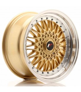 JR Wheels JR9 17x8,5 ET20-35 BLANK Gold w/Machined Lip