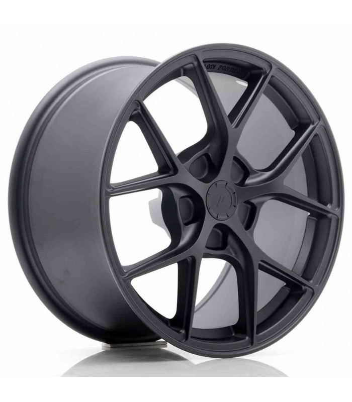 JR Wheels SL01 17x9 ET20-50 5H BLANK Matt Gun Metal