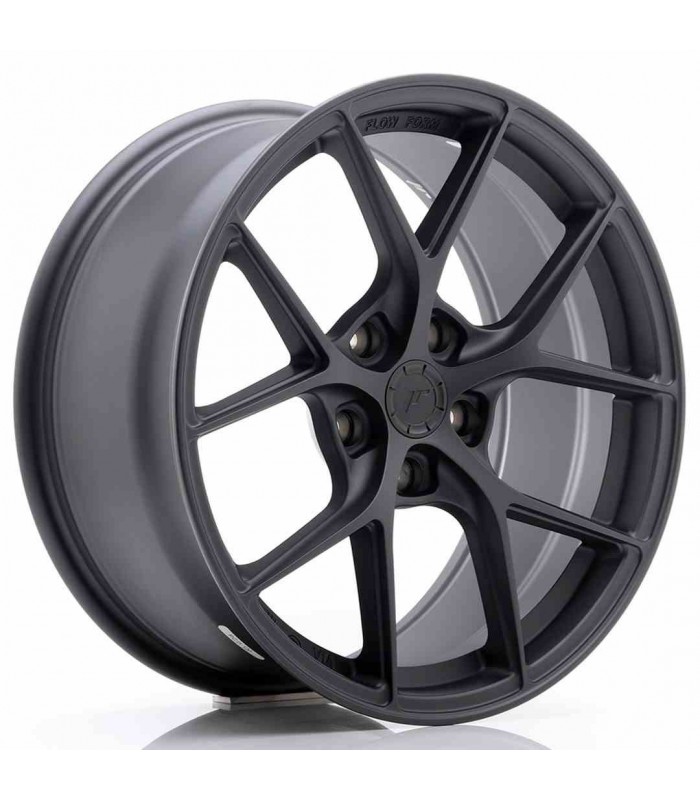 JR Wheels SL01 18x8 ET40 5x100 Matt Gun Metal
