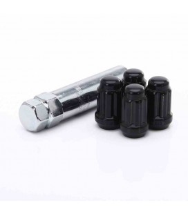 Anti-theft lug nuts JR ATN1 - 12x1,25 Black