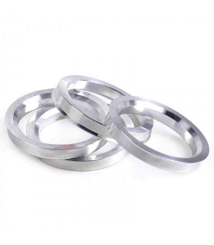 Aluminum Set of 4 x Hub Rings 72,6-67,1