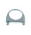 Exhaust clamp U-Clamp 54mm