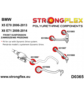 036055A: Front suspension bush kit SPORT