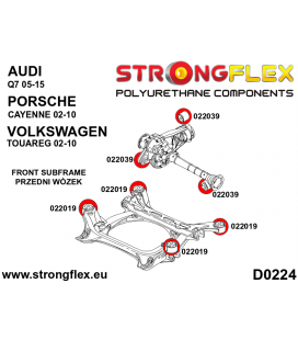 022019A: Front subframe bush SPORT