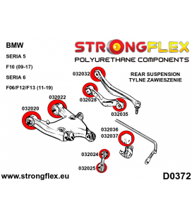 032025A: Rear rocker arm link - lower bush SPORT