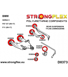 036063B: Full suspension polyurethane bush kit