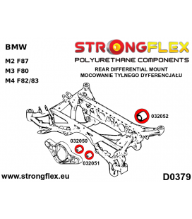 032051A: Rear diff mount - front bush SPORT