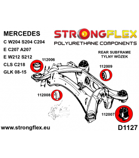 112008A: Rear diff mount - front bush SPORT