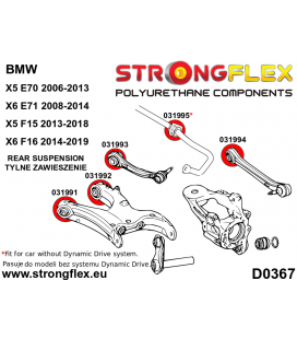 036071B: Full suspension polyurethane bush kit