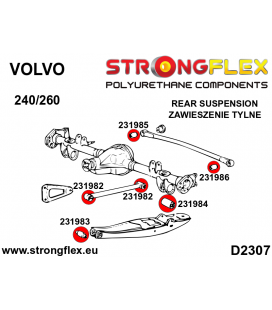 231986A: Rear panhard rod mount - to the body SPORT