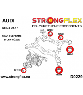 026263B: Rear subframe bush kit